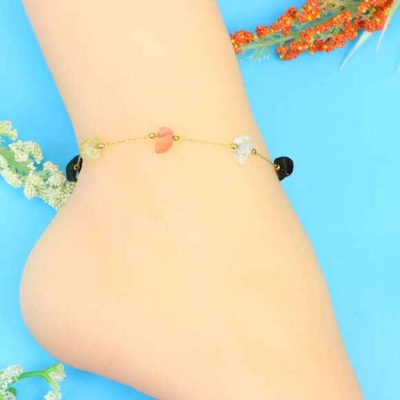 Elegant Handmade Anklet – Perfect for Women & Girls | Ideal Gift Option, DYC183 - Picture 4 of 10